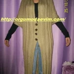 son moda örgü hırka anlatımı