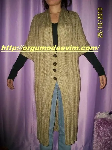 son moda örgü hırka anlatımı