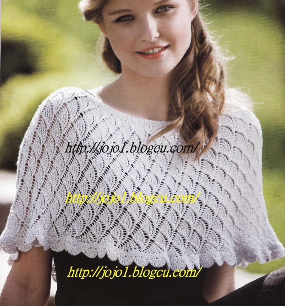 örgü yarım panço anlatımı