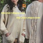 sırtı desenli hırka anlatımı