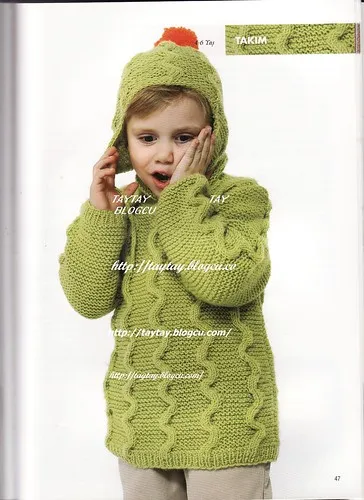 zikzaklı kazak ve bere anlatımı