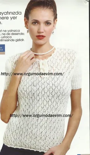 örgü pıtırcık modeli kazak anlatımı