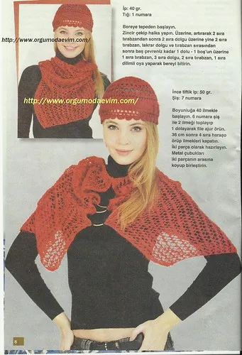 örgü bere ve boyunluk anlatımı