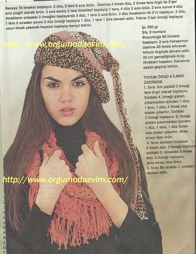 örgü bere ve boyunluk anlatımı