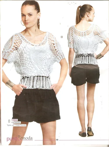 dantel bluz ve şeması