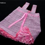 ığ işi bebek elbise ve şeması