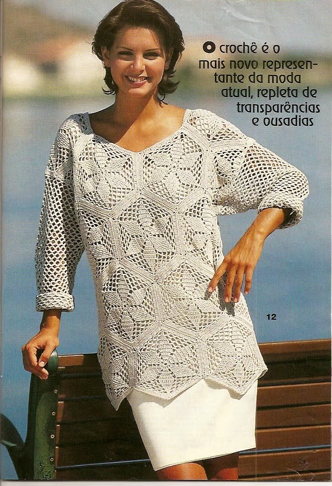 dantel bluz ve şeması