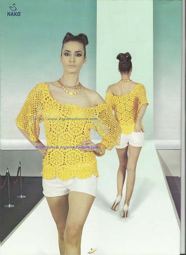 Motifli yazlık bluz anlatımı