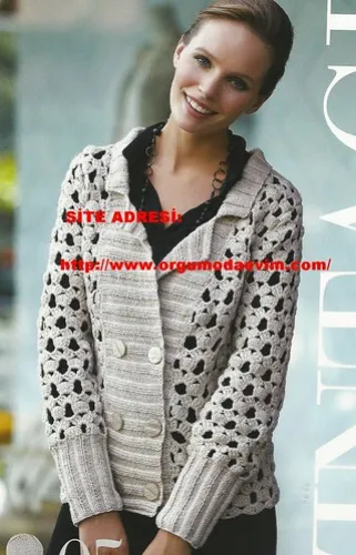 TIĞ İŞİ VE ÖRGÜ BİRLEŞİMİ HIRKA ANLATIMI