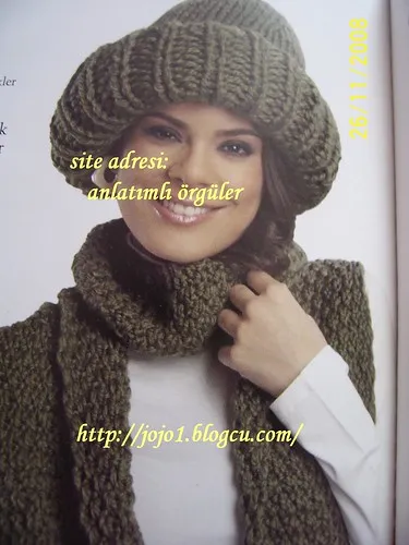 Örgü atkı bere anlatım