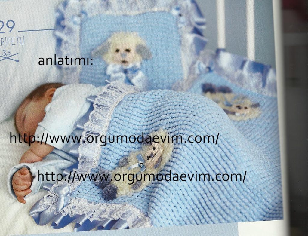 Kuzulu bebek battaniye anlatımı