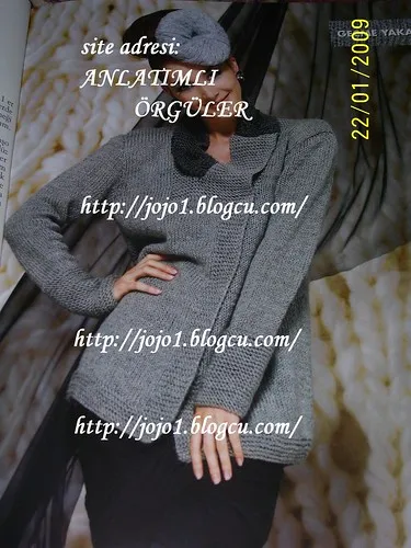 Örgü gri hırka anlatımı