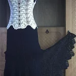 dantel bluz ve şemas