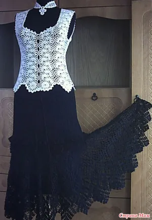 dantel bluz ve şemas