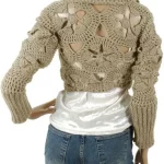 Motiflerden oluşan hırka