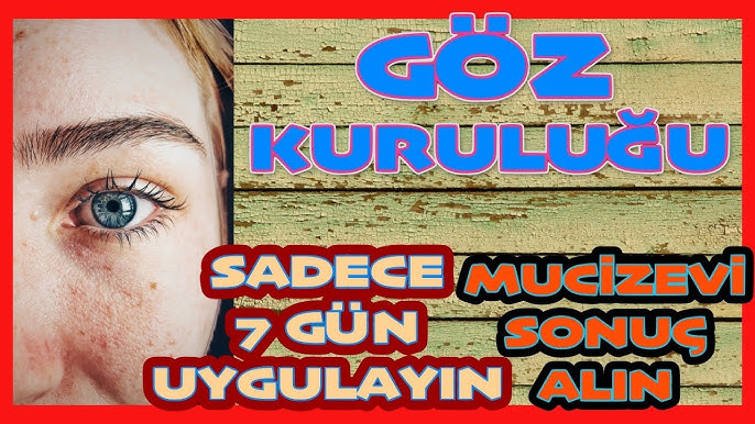 İbrahim Saraçoğlu kışıngöz kuruluğundan şikayet edenler için Karnabahar suyunutavsiye ediyor
