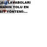 Lavabonuz mu tıkandı? kolayı var