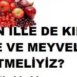 Kırmızı sebze meyve tüketin