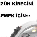 Ütünüzün kirecini temizlemek için