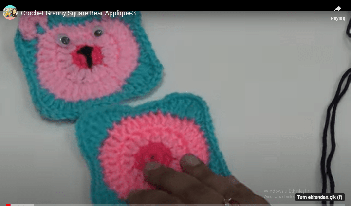 AYICIK MOTİFLİ BEBEK BATTANİYE ANLATIM VİDEOSU