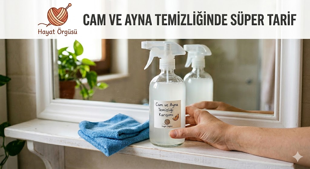 Cam ve ayna temizliği için parlatıcı sirke karışımı - Hayat Örgüsü
