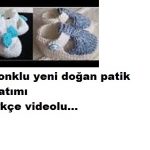 FİYONKLU PATİK YAPIMI VİDEOLU