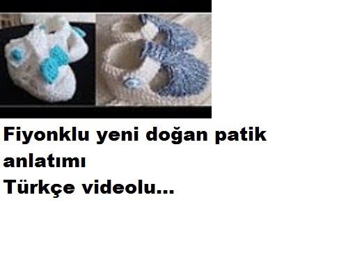 FİYONKLU PATİK YAPIMI VİDEOLU
