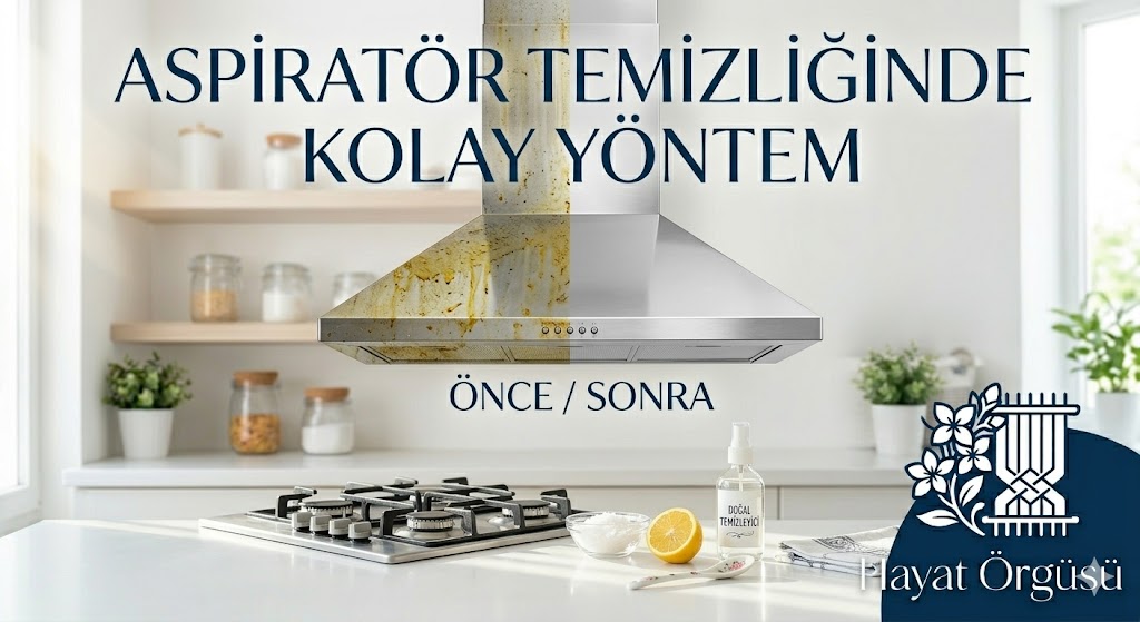Aspiratör filtre temizliği öncesi sonrası ve doğal temizlik tarifi - Hayat Örgüsü
