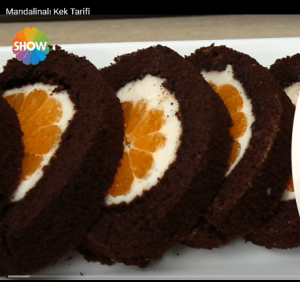 Mandalinalı kek tarifi videolu