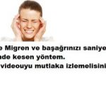 BAŞ AĞRISI YOK EDEN YÖNTEM