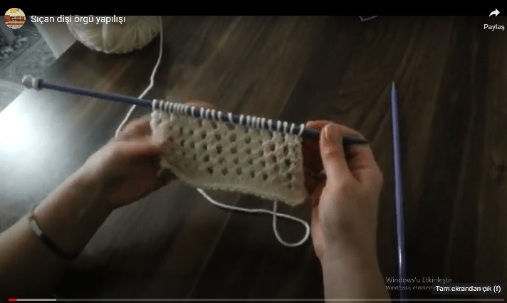 SIÇAN DİŞİ ÖRGÜ NASIL YAPILIR VİDEOLU