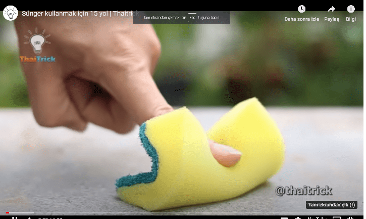 BULAŞIK SÜNGERİNİ BULAŞIK DIŞINDA BAKIN NERELERDE KULLANABİLİRSİNİZ