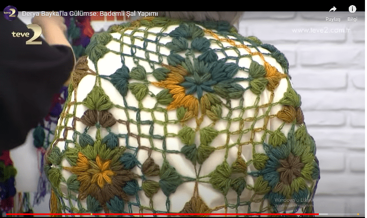 DERYA BAYKAL BADEMLİ ŞAL ANLATIMI