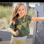 Çocuklar için üçgen motiflerden oluşan bluz anlatımı videolu