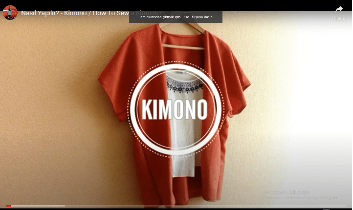 KİMONO NASIL YAPILIR HOW TO SEW A KİMONO