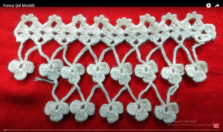 ÖRGÜ YONCA ŞAL ANLATIM VİDEOLU