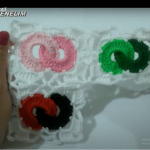 İç içe geçen halkalı motif yapılışı