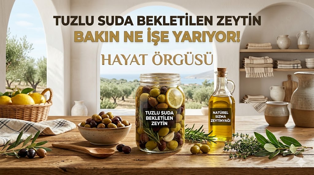 Tuzlu suda bekletilen zeytinlerin faydaları ve pratik kullanım alanları