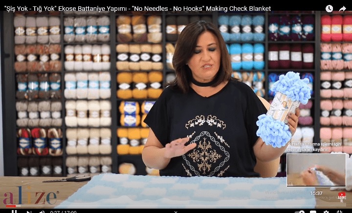 ALİZE PUFFY İPTEN 1 GÜNDE BATTANİYE NASIL YAPILIR