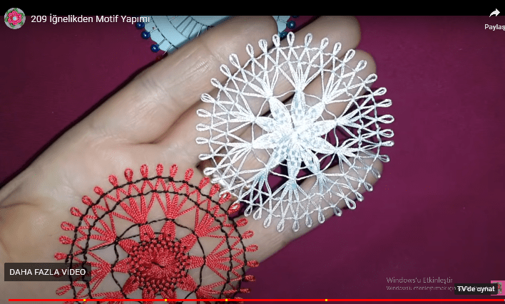 İĞNELİKTE MOTİF NASIL YAPILIR
