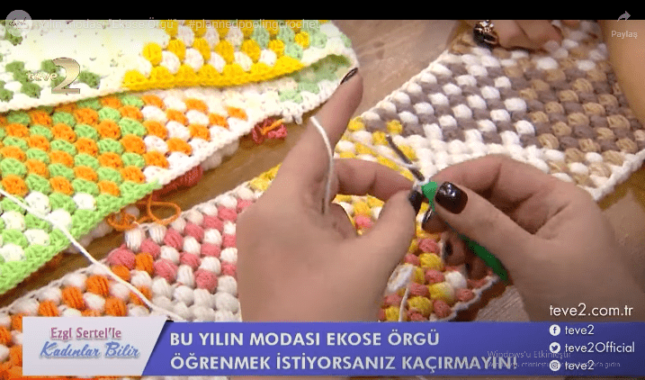 TIĞ İŞİ FISTIK EKOSE ÖRGÜ NASIL YAPILIR