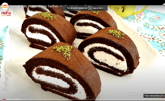 Sünger rulo pasta tarifi