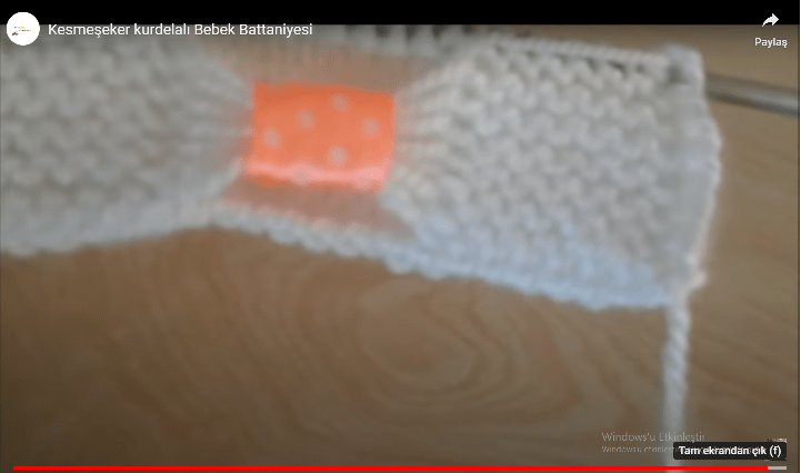 KURDELALI ÖRGÜ NASIL YAPILIR