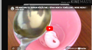 Diş macunu ile burun küçültme ve siyah nokta temizleme maskesi uygulaması - Hayat Örgüsü