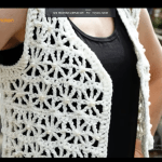 İncili tığ işi yelek yapılışı