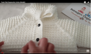 Read more about the article Kapüşonlu fare dişi bebek hırkası anlatımı