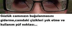 Read more about the article Gözlük camı buğulanmasını ve çiziklerini nasıl yok edebiliriz