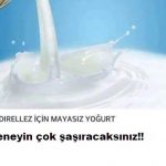 Hıdırellez için mayasız yoğurt nasıl yapılır