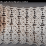 Yeni sezon tığ işi örgü desen yapılışı