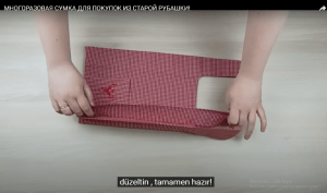 Read more about the article Gömlekten  alış veriş çantası yapılışı